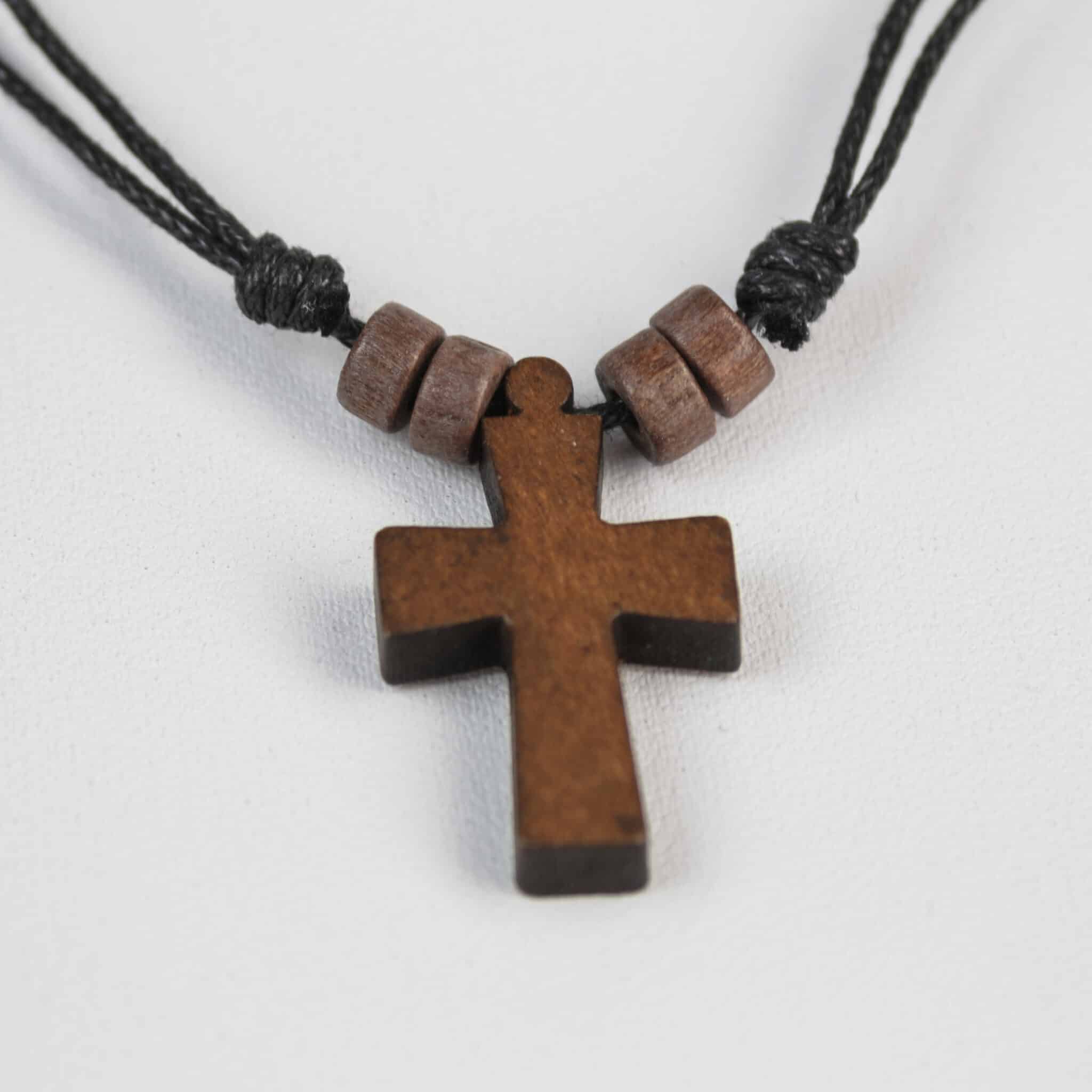 Σταυρός λαιμού ξύλινος 2,4×3,8cm
